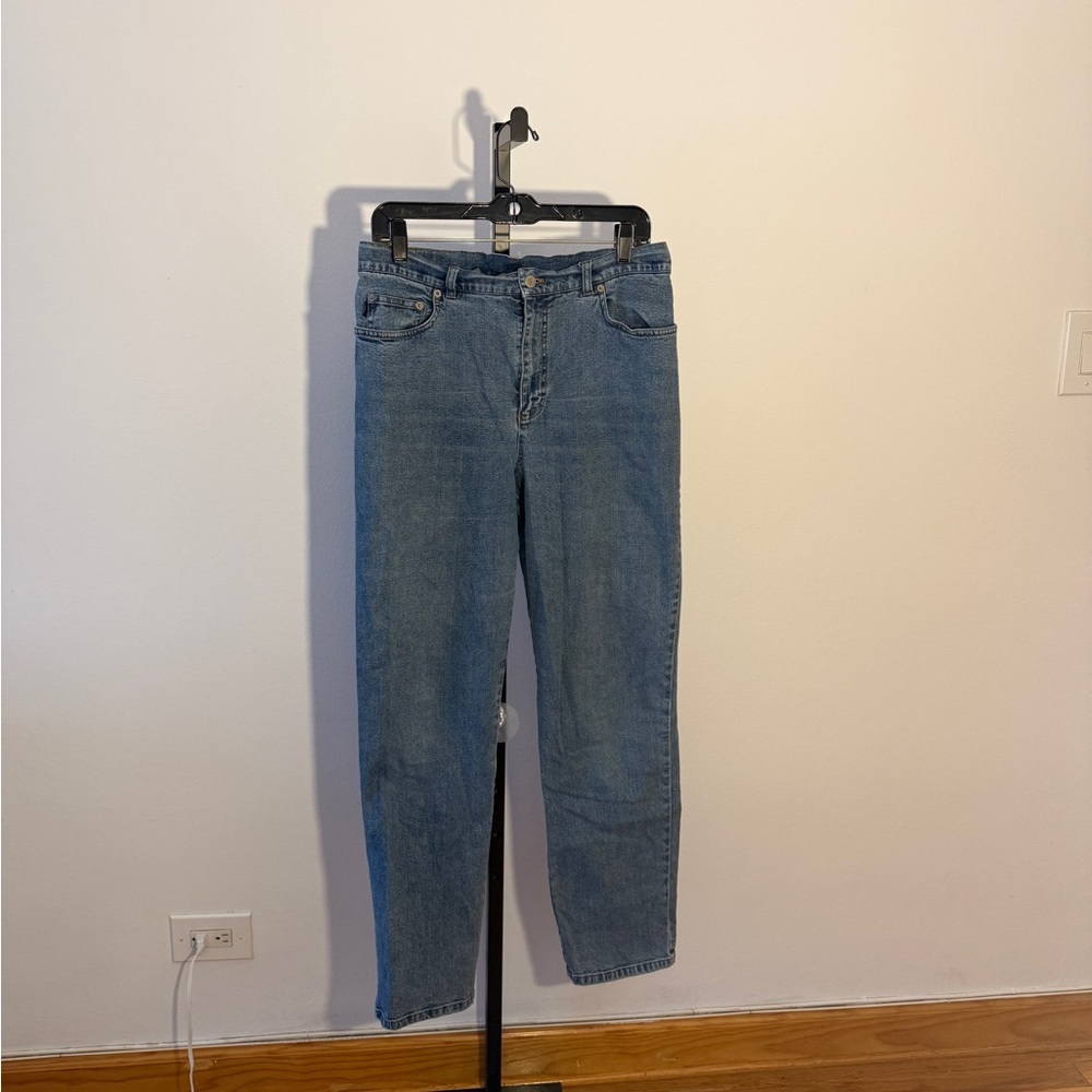 Vintage Ralph Lauren Women's Straight Leg Blue Jeans Size 10